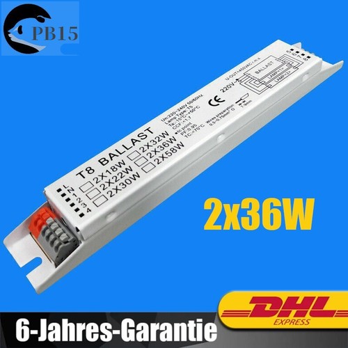 2x36w vorschaltgerät evg - 2x36w,